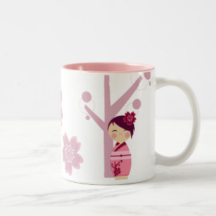 Kokeshi Sakura mugg