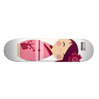Kokeshi Sakura Sk8board Old School Skateboard Bräda 21,6 Cm