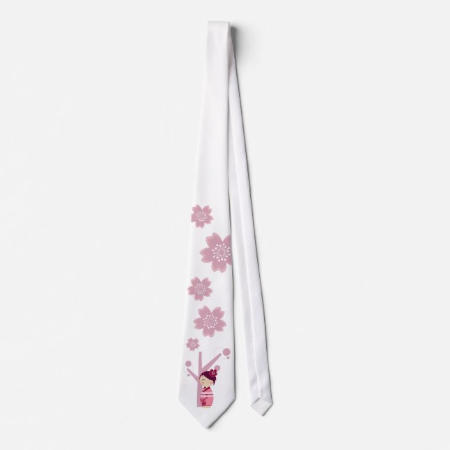 Kokeshi Sakura Tie Slips (Framsida)