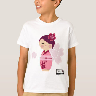 Kokeshi Sakura unge utslagsplats Tee Shirt