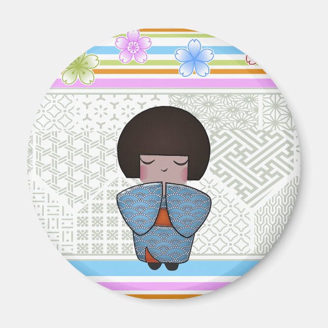 kokeshi seigai magnet (Framsidan)