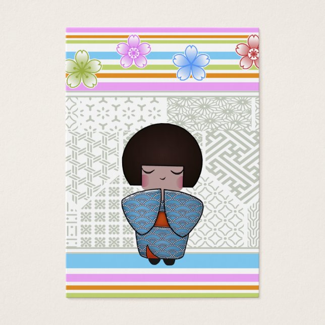 kokeshi seigai visitkort (Framsidan)