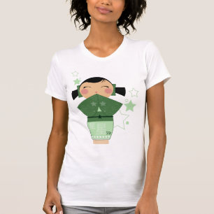 Kokeshi stjärna t-shirt