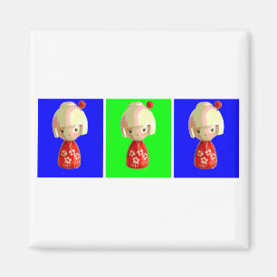 Kokeshi Triomagnet Magnet