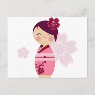 Kokeshi Vykort