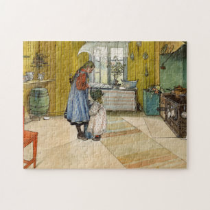 Köket 1898 av Carl Larsson Pussel