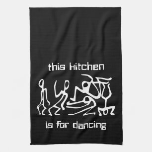 Köket är till för Dancing Kökshandduk
