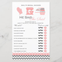 Köket Bröllopsduschspel UTRYCKT