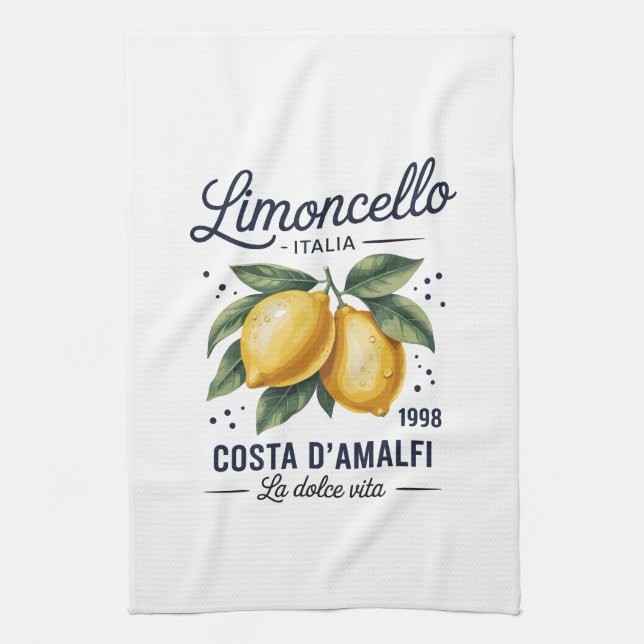Köket Handdukar-Limoncello 1998 Costa d’Amalfi  Kökshandduk (Vertikal)