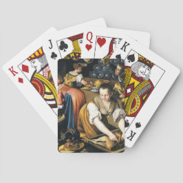 Köket i detalj av Vincenzo Campi Spel Kort