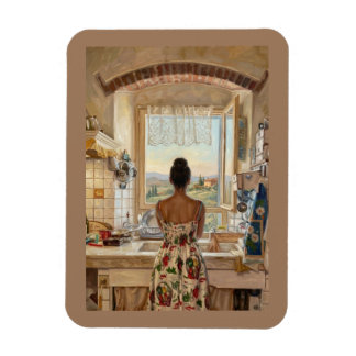 Köket i Toscana Magnet