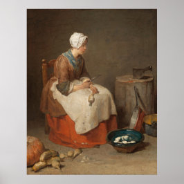 Köket - Jean-Siméon Chardin Fine Art Poster