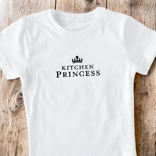 Köket Prinsessa Pickleball Söt Kronpresent T Shirt