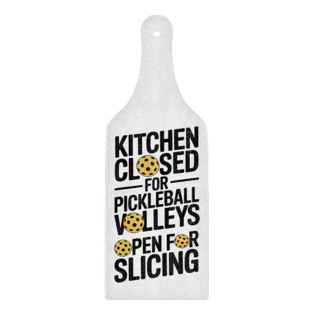 Köket Stängt För Pickleball Skärning Tillåten (Framsidan)