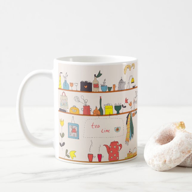 Köket Te Tid Kaffemugg (Med munk)