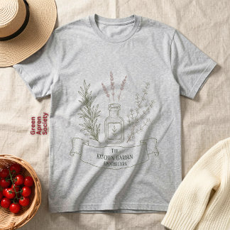Köket Trädgård Apotek | Ört Botanisk T Shirt