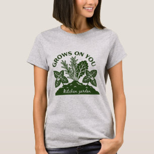 Köket Trädgård Ört Grönska växer på dig T Shirt