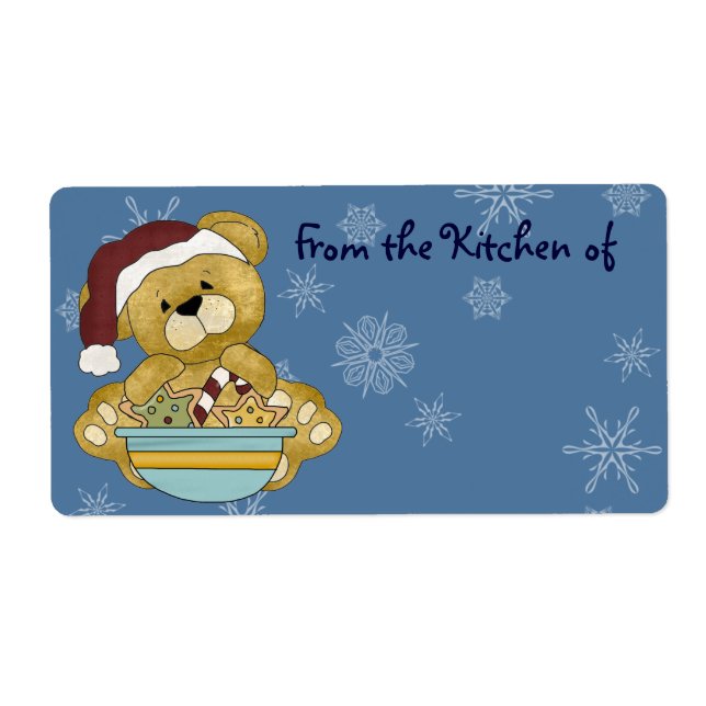 Köketiketter för gryning av maträtter fraktsedel (Framsidan)