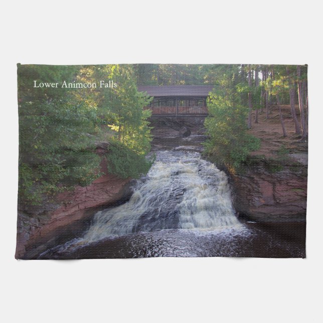 Köketshandduk för Lower Amnicon Falls Kökshandduk (Horisontell)