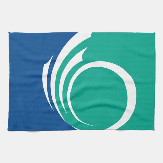 Köketshandduk med Ottawas flagga, Kanada Kökshandduk (Horisontell)