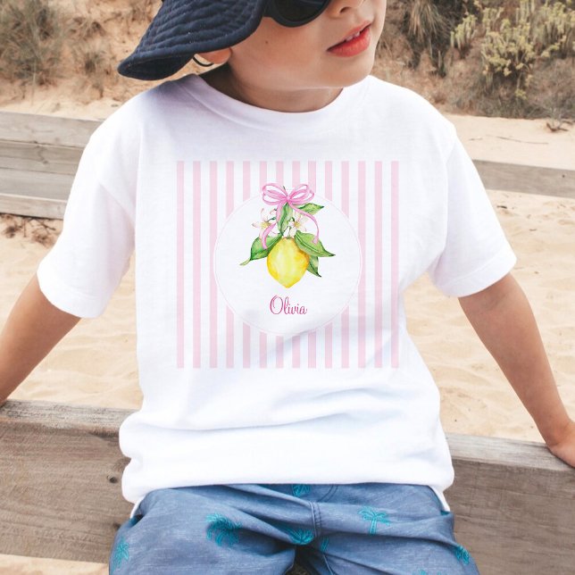 Kokett Lemon Rosa Bebis Shower T Shirt (Skapare uppladdad)