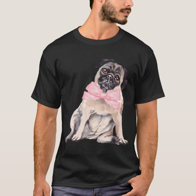 Kokett Mops T Shirt (Framsida)