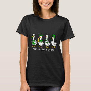 Kokett Rolig Bara En Lucky Goose Shenanigan St Pa T Shirt