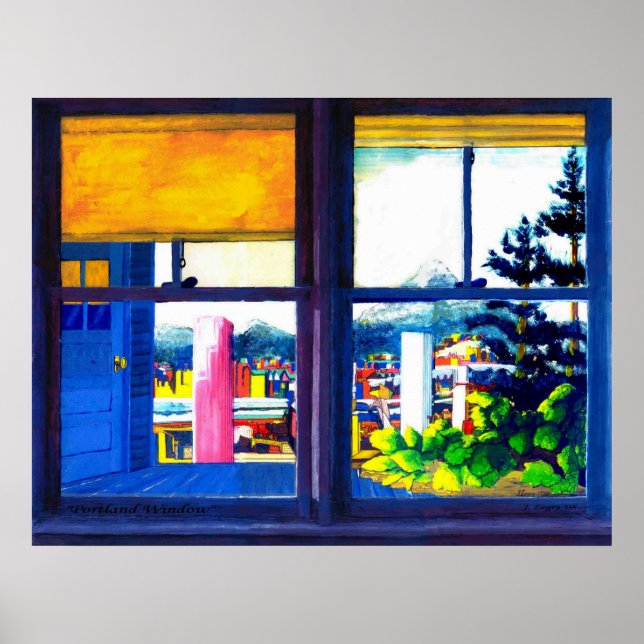 Kökfönster - Poster (Framsidan)