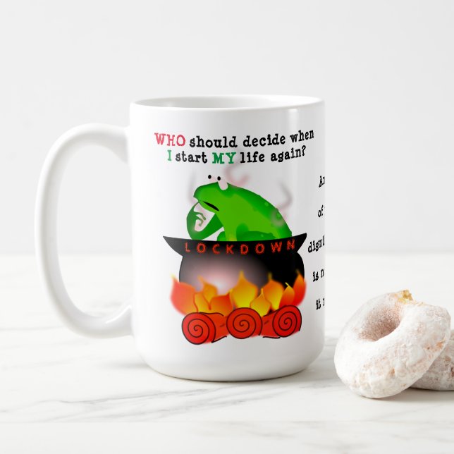 Kokgroda Kaffemugg (Med munk)