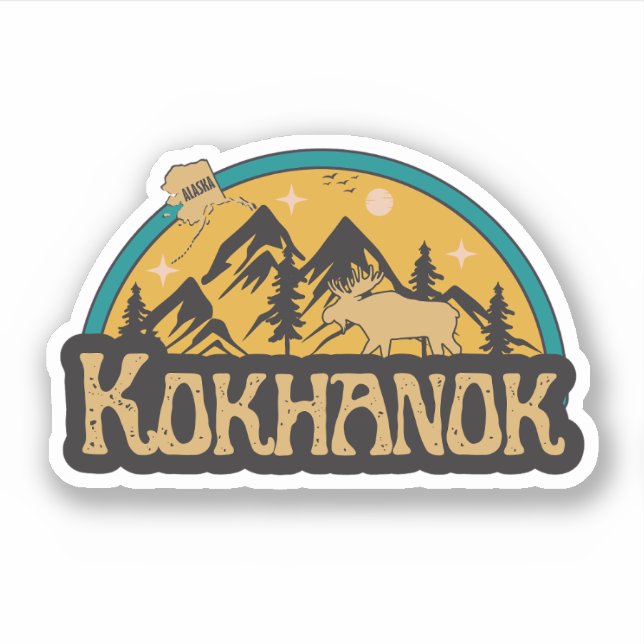 Kokhanok, Alaska dekal (Framsida)