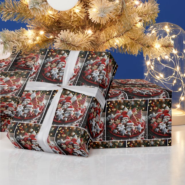 Kokies för julsocker presentpapper (Helgdagar)