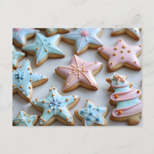Kokies för julsocker vykort