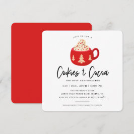 Kokies- och kakaojulfest inbjudningar