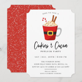 Kokies- och kakaojulfest inbjudningar