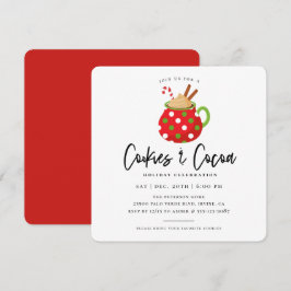 Kokies- och kakaojulfest inbjudningar