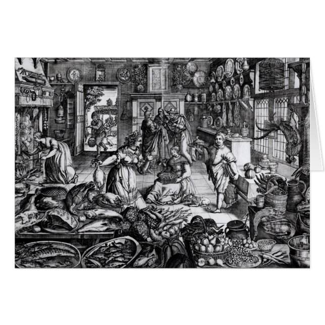 Kökinsida Hälsningskort (Framsidan Horizontal)