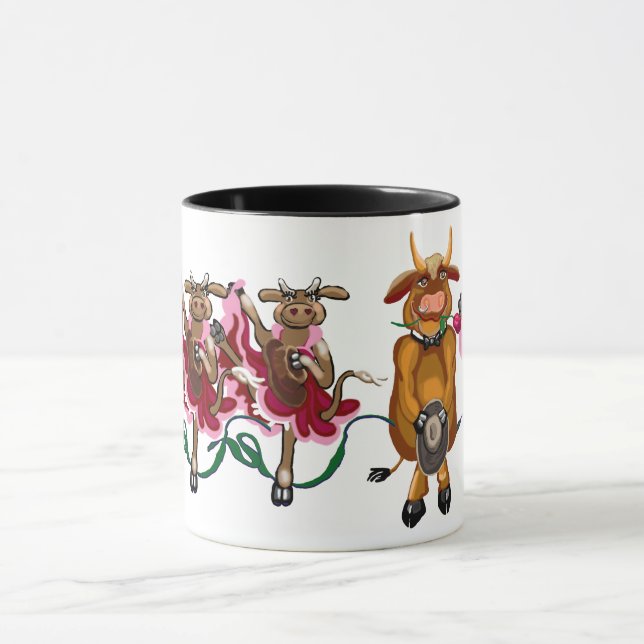 Kokkankan och tjurar från lycklig mugg (Center)