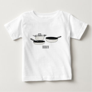 Kokkärlsset tecknad illustration t shirt