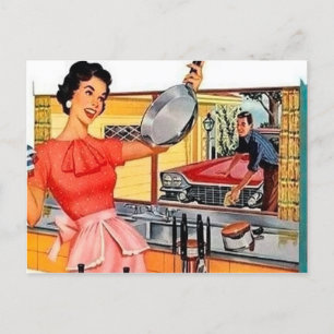 Kökkök för vintage av ljus helg vykort