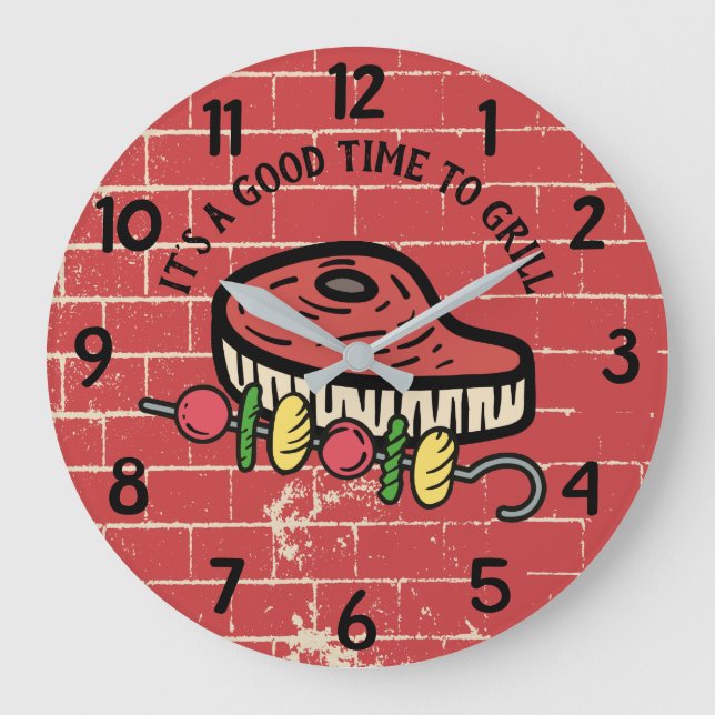 Kökköket för grillning av kebab stor klocka (Framsida)