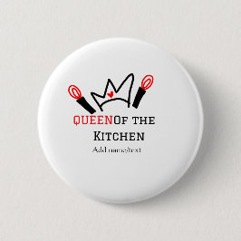 Kökkökets drottning, tillsätt namn krona knapp