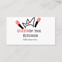 Kökkökets drottning, tillsätt namn krona