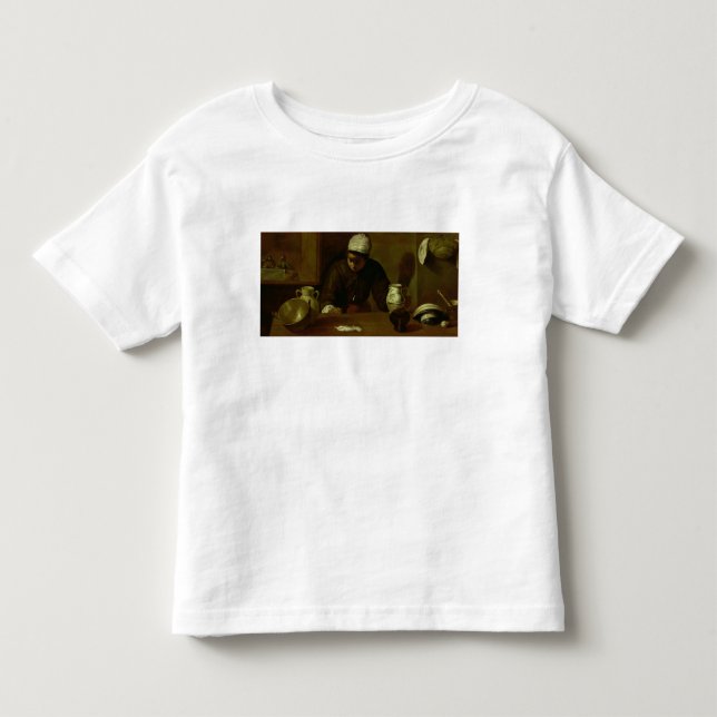 KökMaid med kvällsmålet på Emmaus, c.1618 T-shirt (Framsida)