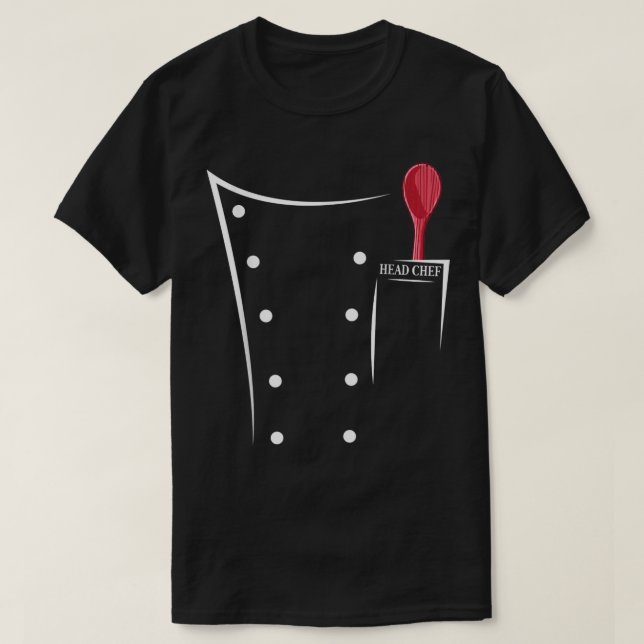 Kokmatning av jacka chef t shirt (Design framsida)