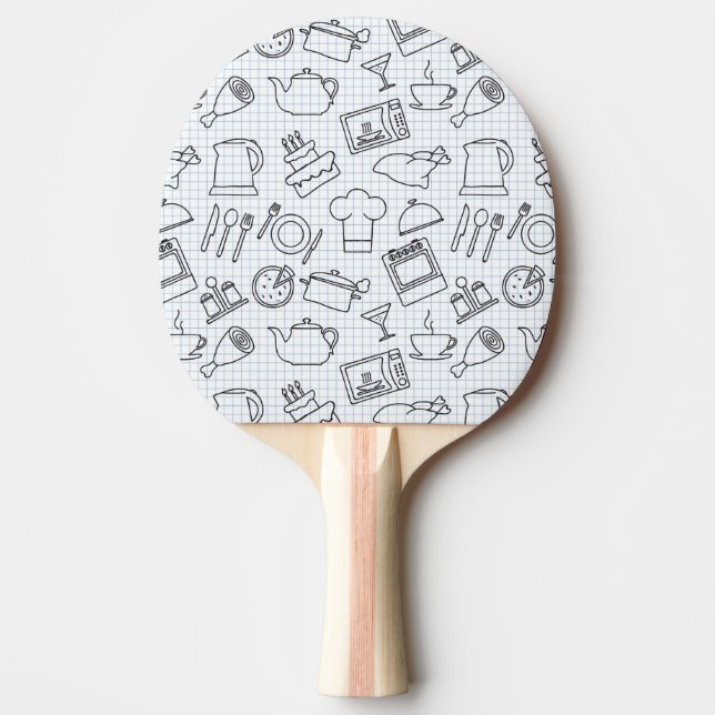 Kökmönster 4 pingisracket (Framsidan)