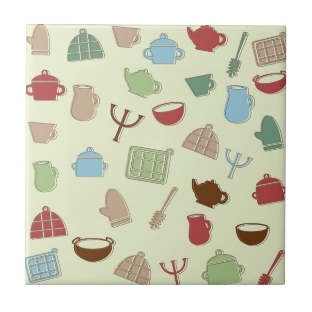 Kökmönster Kakelplatta (Framsidan)