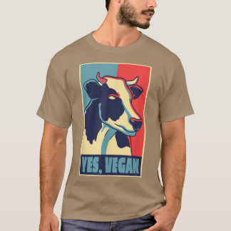 Kokmotif för vegan vegetarian Team Herbiäger T Shirt