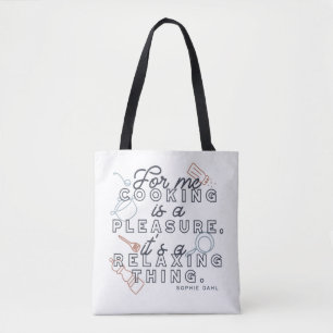 Kokning är en ren Sak-typografi II Tygkasse