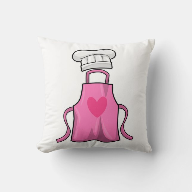 Kokning av plattor och kokning av hatt med hjärta kudde (Framsida)