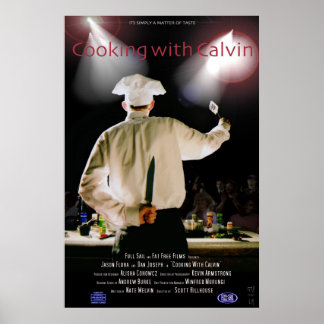 Kokning med Calvin Poster